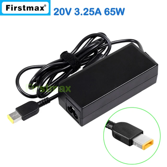 Genuine Lenovo 65W 20V 3.25A Laptop Charger AC Power Adapter Square Tip  ThinkPad