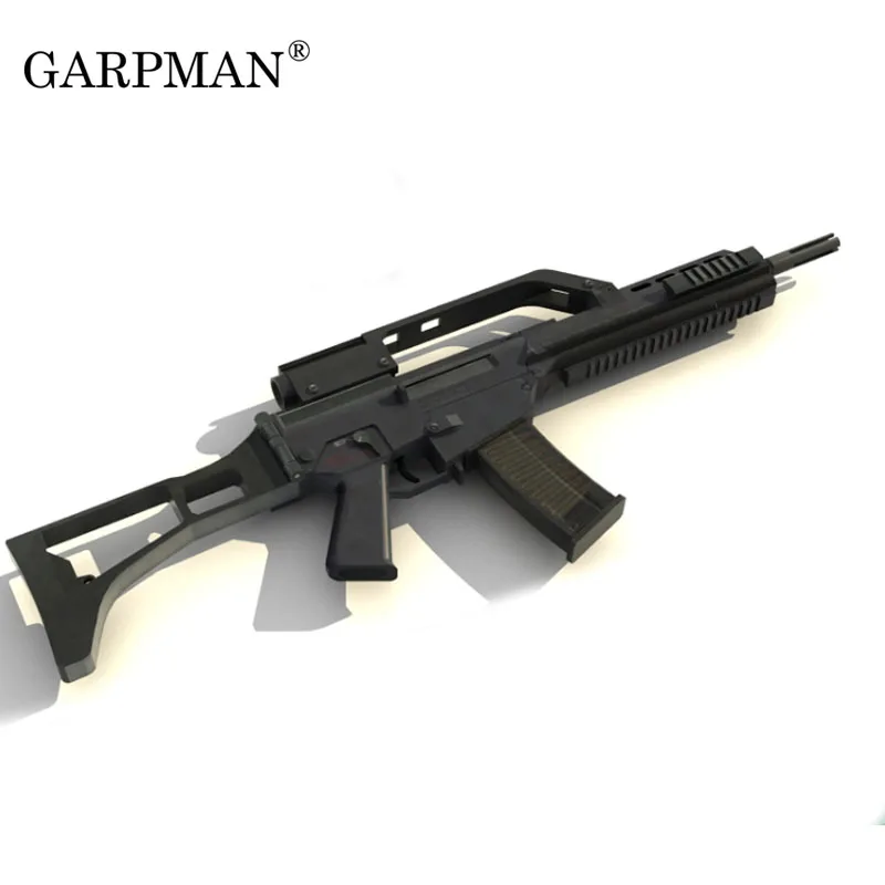 3D бумажная модель штурмового пистолета G36c в масштабе 1:1 85 см Пазл сделай сам