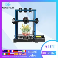 Geeetech 3D Printer A10T 3 In 1 Out Gemengde Eigendom Upgrade GT2560 V4.0 Controlboard 220X220X250 Mm LCD2004 Fdm Ce