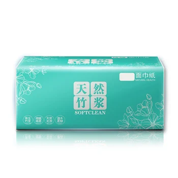 

Multi-Fold Paper Towel 4-Ply Absorbent Bamboo Pulp Toilet soft Paper Facial Tissue Hotel Office household bathroom