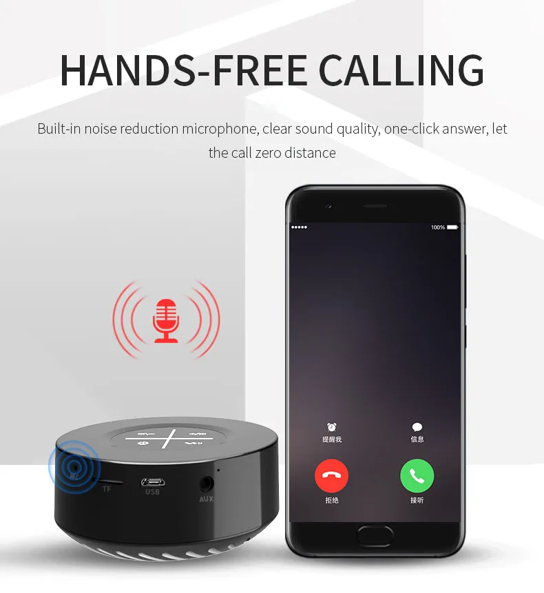 Bluetooth динамик водонепроницаемый радио микрофон Портативный динамик беспроводной динамик s сабвуфер динамик s для устройств IOS и Android