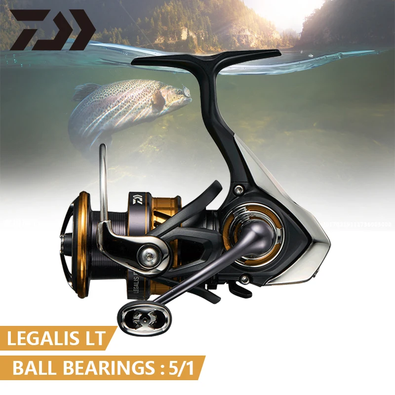 Спиннинговая катушка DAIWA LEGALIS LT максимальное усилие фрикциона 12 кг для морской
