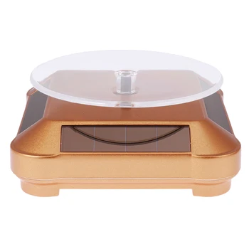 

Rotating Display Stand Base Turntable, Solar/Battery Powered, 4 Colors Optional