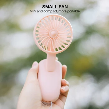 

Multifunction Mini USB Fan Portable Handheld With Clip Rechargeable Built-In Battery 600mAH Handy Air Cooling Fan For Outdoor