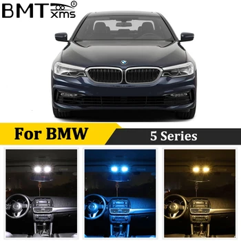 

BMTxms Canbus Car LED Interior Map Dome Light License Plate Lamp Kit For BMW 5 Series M5 E39 E60 E61 F10 F11 1996-2017