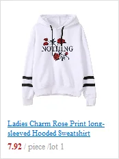 JAYCOSIN fashion women's print hooded sweatshirt hooded sweater jacket simple sports sweatshirt pullover popular autumn winter