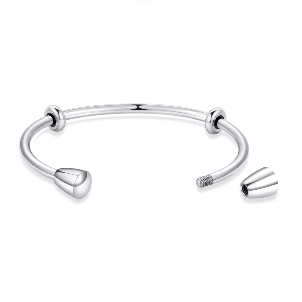 DIY Stainless Steel Bracelet Beads Bangle-01