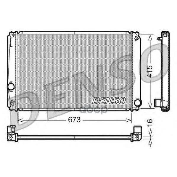 Радиатор Системы Охлаждения Toyota Rav 4 Iii(05-) Denso арт. DRM50051