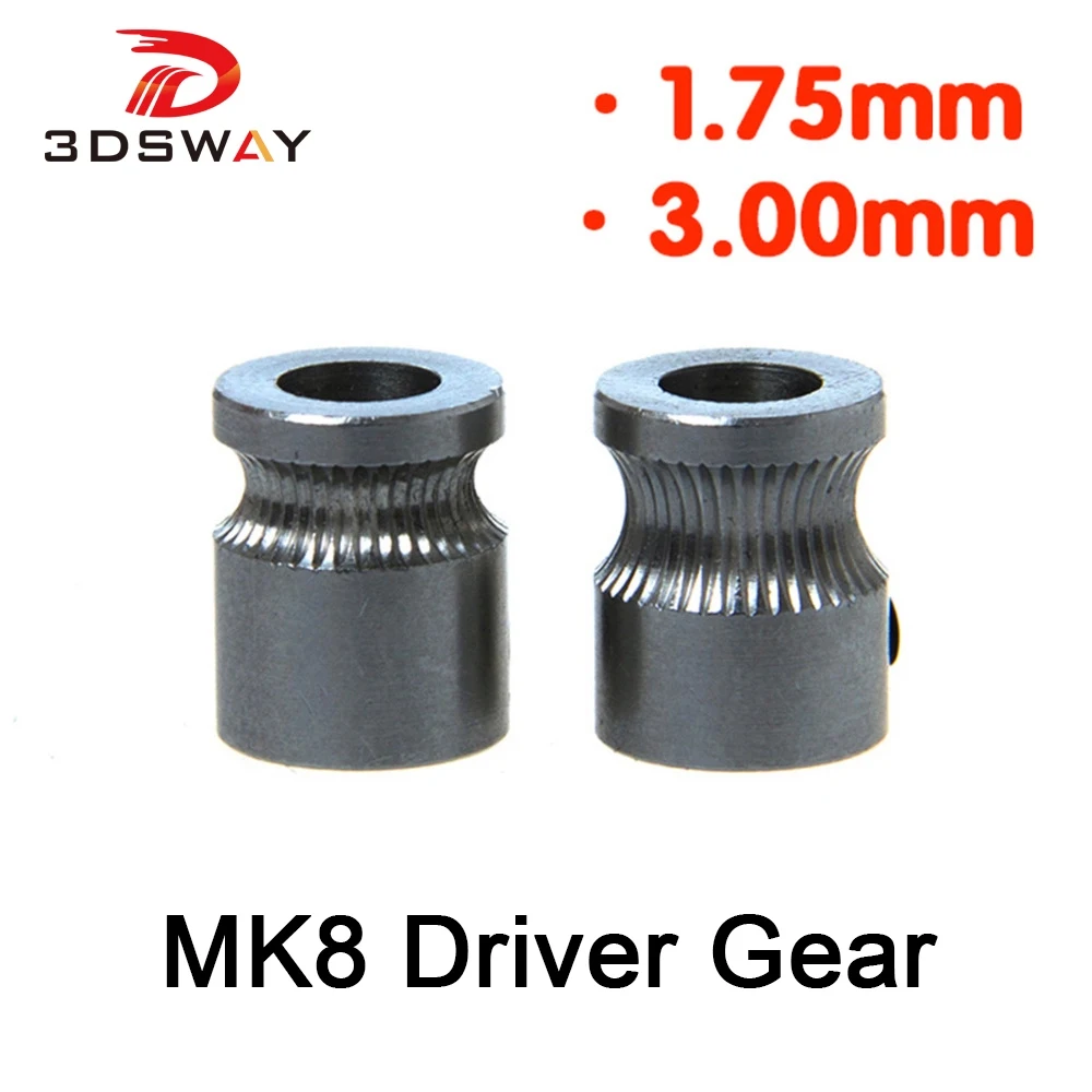 3DSWAY 3D принтер аксессуары экструдированное колесо MK8 экструдер нити привода