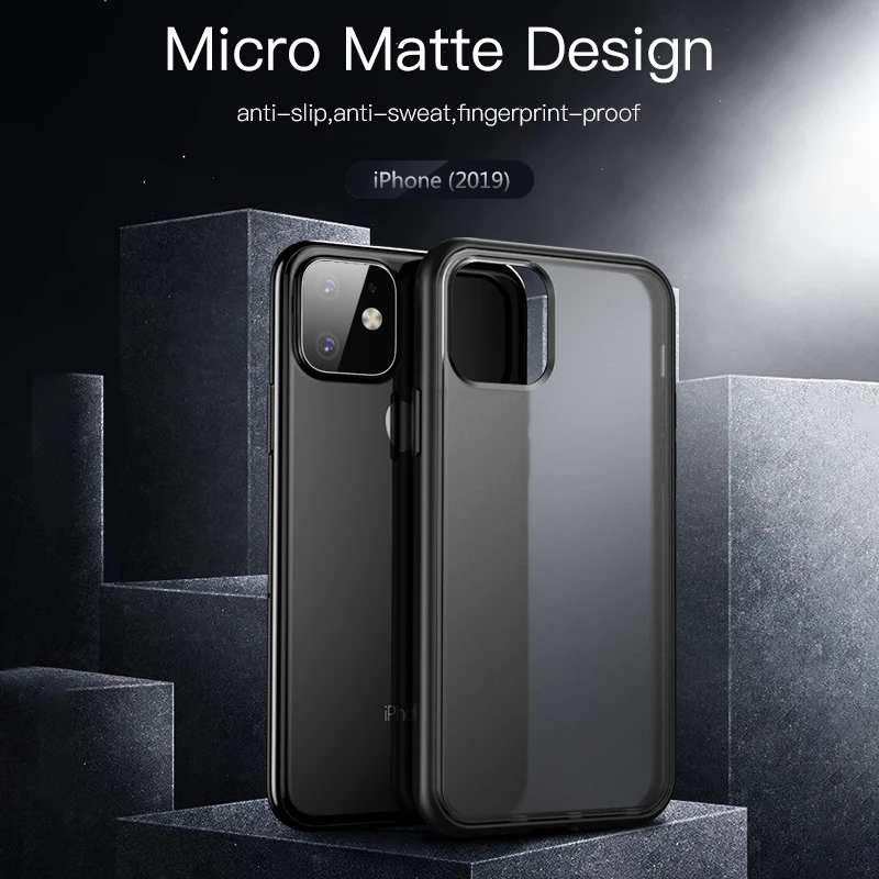 Роскошный Матовый чехол LUPHIE для iPhone 11 Pro Max, противоударный чехол для, iPhone 11, 5,8, 6,1, 6,5 дюймов, чехол s Coque Funda