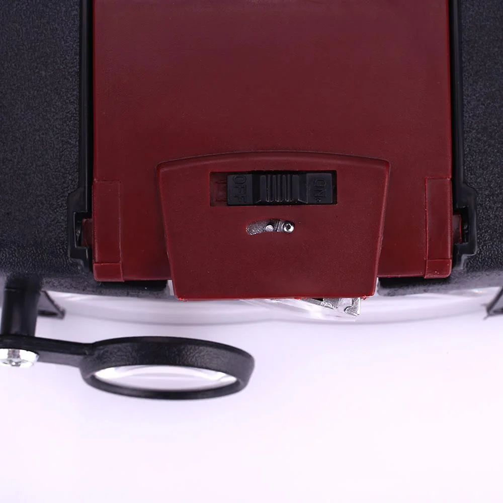 LOUPE OPTIQUE,Loupe de tête de bijoutier réglable, lampe de bandeau