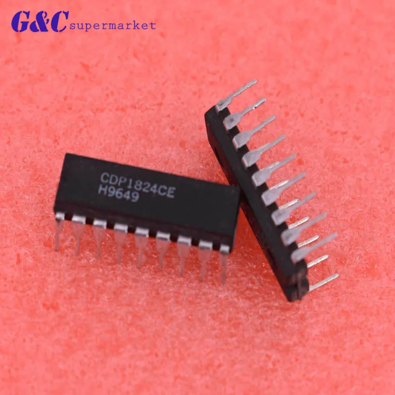 

1PCS/5PCS CDP1824CE 18PIN DIP CDP1824 32-Word x 8-Bit Static RAM IC