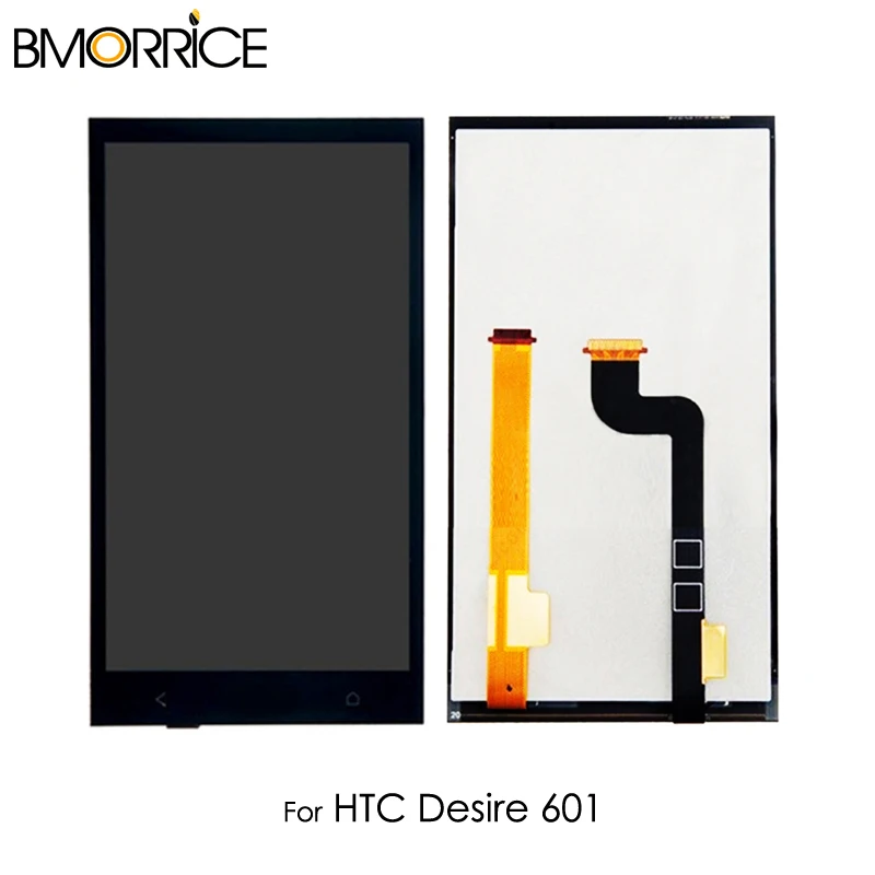 

LCD Display For HTC Desire 601 Touch Screen Digitizer Sensor Glass Monitor Panel Module Assembly Replacement Black No Frame