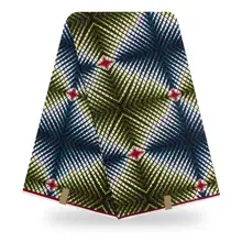 Африканский высококачественный нигерийский Pagne хлопковый материал настоящий голландский воск настоящий Nederland восковая Ткань вечернее платье 6 ярдов \ Лот