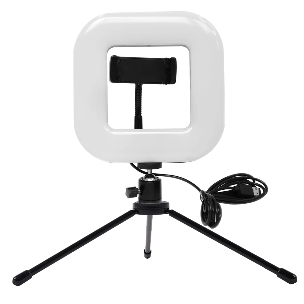 

Photography LED Selfie Ring Light 28CM Dimmable Camera Phone Ring Lamp 11inch With Table Tripods For Makeup Video Live Studio