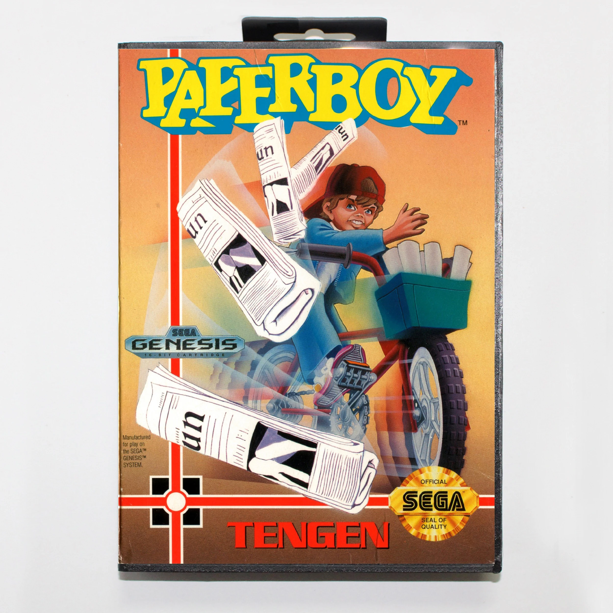 Paperboy 16 бит MD игровая карта для sega Mega Drive/Genesis с розничной коробкой
