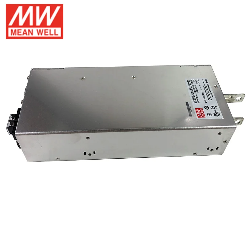 SE-1000-48 MEAN WELL 1000 Вт 48 в импульсный источник питания 110 В/220 В переменного тока до 48 В постоянного тока 20.8A 1000 Вт Meanwell блок питания трансформатор