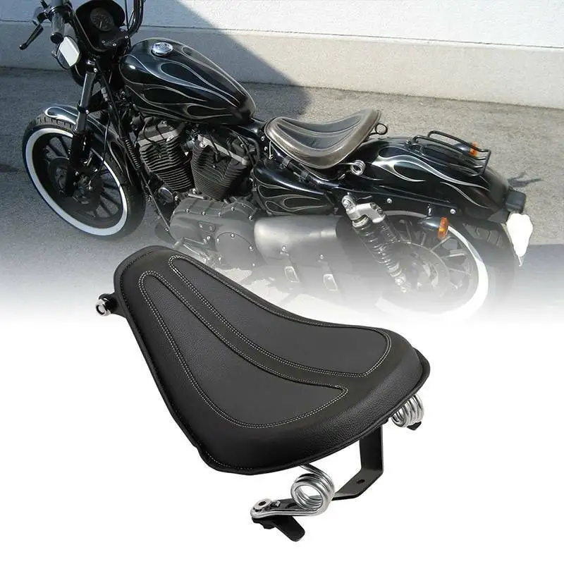 Motorcycle Solo Rider Seat Spring Mounting Bracket For Harley Sportster XL 883 1200 Custom Chopper Bobber