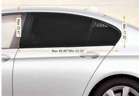 2 шт. Автомобильная Солнцезащитная УФ-защита автомобильная шторка Автомобильная Солнцезащитная шторка боковая сетка на окно солнцезащитный козырек летняя Защитная оконная пленка новая