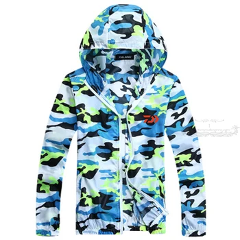 

2019 New DAIWA Fishing Shirts Spring Summer Extra Thin Camping Fishing Clothing Men Women Outdoor Camouflage Fishing Jackets