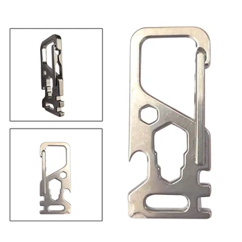 

Quickdraw Hanging Key Chain Outdoor Sports Carabiner Clip Ring Accessories Climb Hook Snap Buckle Holder Alloy Portable