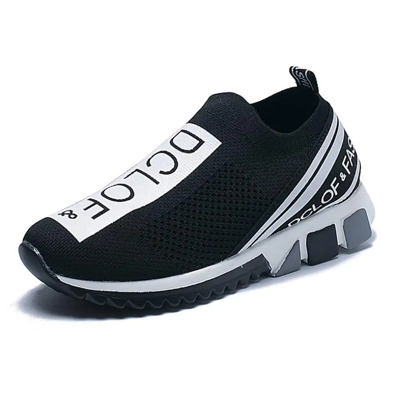 Zapatillas de deporte informales para hombre y mujer, zapatos de marca de diseñador Unisex, sin cordones, transpirables, talla máxima 45 a 35, 2021