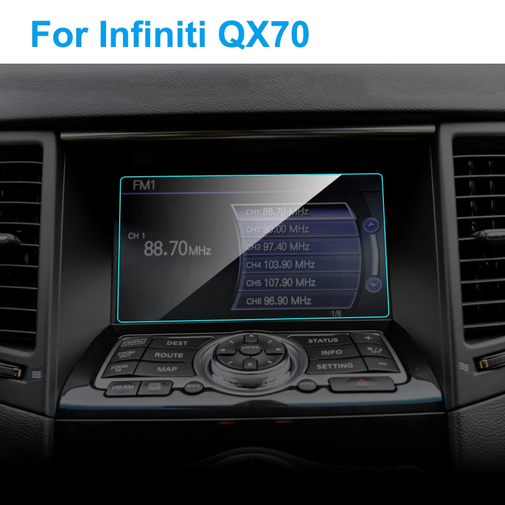 8 дюймов автомобиля Экран Защитная крышка для Infiniti QX70 интерьер GPS навигации