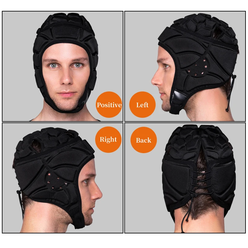 Profession Soccer Goalkeeper Helmet Sports EVA Anti Shock Football Cap