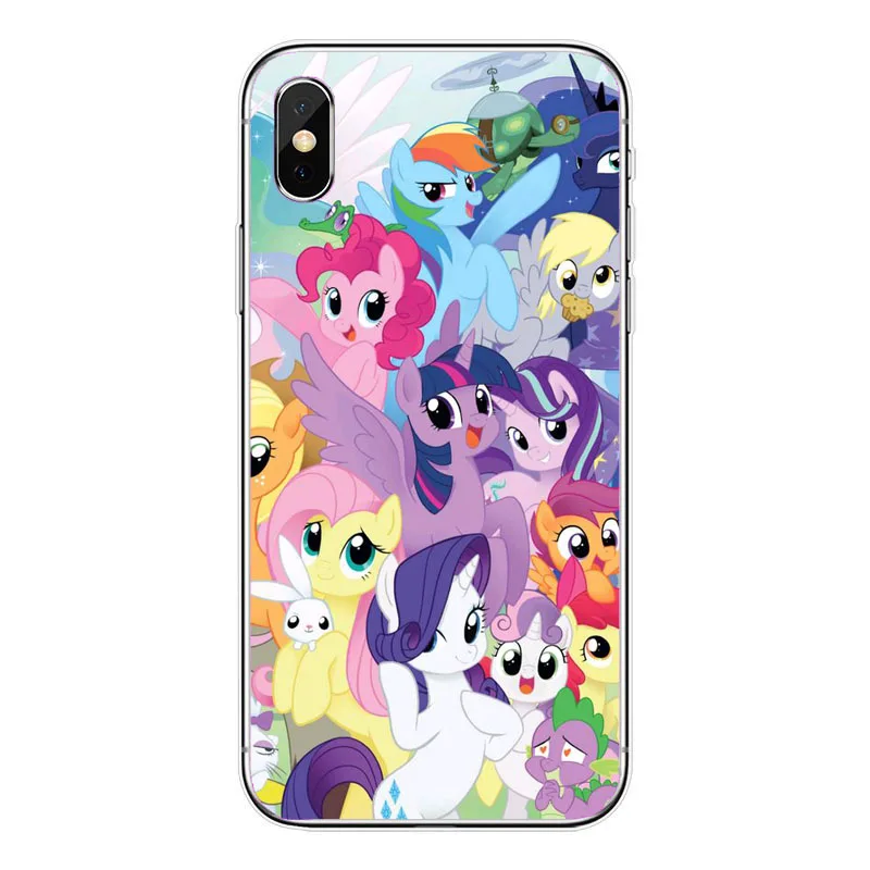 Прозрачный мягкий чехол для телефона Magic My Little Pony из ТПУ для iPhone 11 11Pro MAX 8 7 6 6S Plus X XS MAX 5 5S SE XR 10 - Цвет: TPU