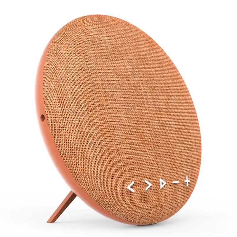 Orange Стерео супер бас Bluetooth динамик Портативный Открытый Muisc Колонка Саундбар 12 Вт ткань крышка FM TF карта Встроенный микрофон ручной работы бесплатно - Цвет: Orange