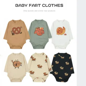 

Pre-sale 2020 Ins Autumn and Winter Cotton TC Boy Girl Baby Cotton Cute Printing Baby One-piece Romper Bodysuits