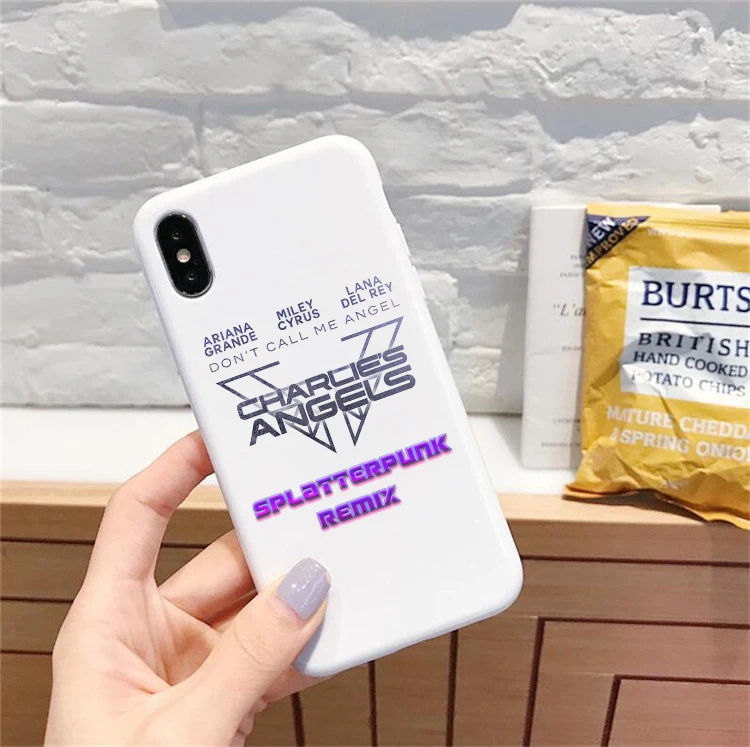 Ариана Гранде Don't Call Me Ангел Цветной Мягкий силиконовый чехол для iPhone 6/6s, i11 pro7/8, 7 Plus/8 Plus, X, K, XS, XR, XSMax
