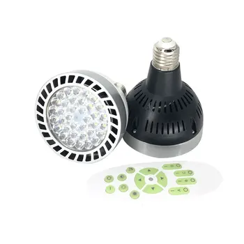 

Dimmable led par30 spotlight 0-45w 2.4G remote control CCT 2700-6500k adjustable indoor track spot shop lamp AC85-265V