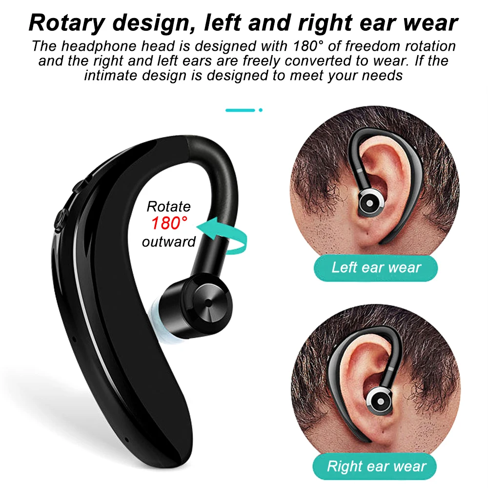 Willkey S19 Wireless Earphone Stereo Bass Bluetooth Headphones Sport Gaming Headset Hadsfree for iPhone Xiaomi Samsung Phones