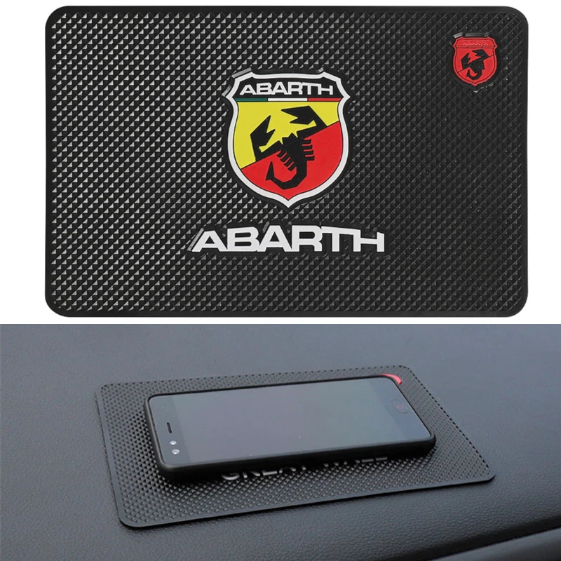 2Pcs Abarth Scorpion decorations Badge Emblem Decal Sticker for Fiat 500 Punto B
