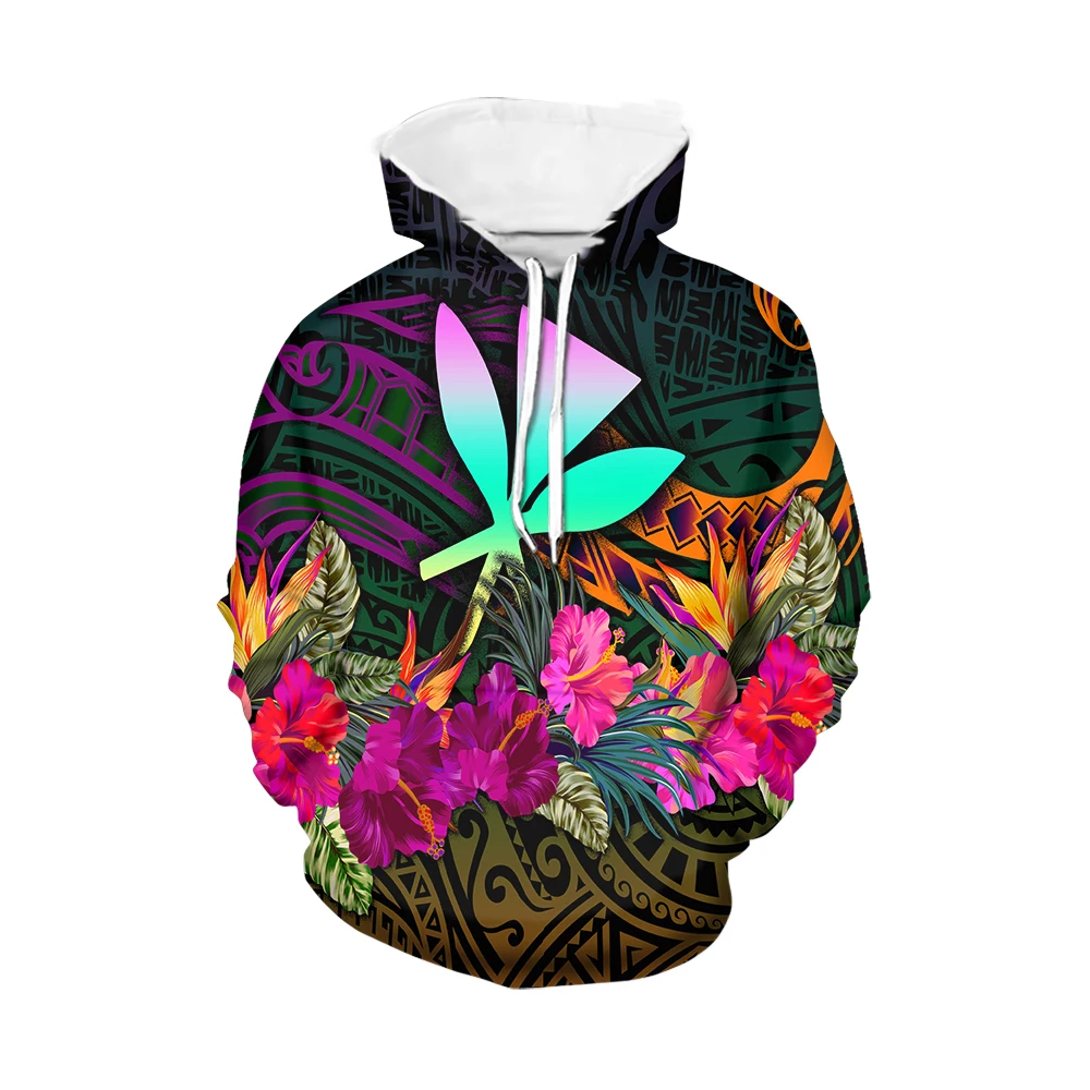 

Noisydesigns Big Size 6XL Hoodie Sweatshirts Pocket Men's Bright Colors Print Pullover Tops Autumn Winter