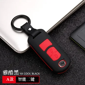 Chiave Dell'automobile di modo di caso della copertura completa proteggere Per Mazda 2356 Demio CX-3 CX-4 CX-5 CX-7 CX8 CX-9 MX5 Atenza Axela 2015-2019 portachiavi - Chiave Dell automobile di modo di caso della copertura completa proteggere Per Mazda 2356 Demio