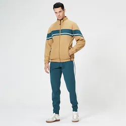 Ensemble de vêtements de sport décontractés pour hommes, pull ample de couleur assortie, nouvelle collection automne hiver 2021 