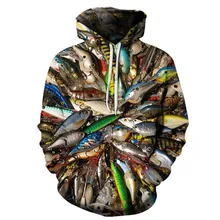 Забавные 3D тропический толстовка с изображением рыбы рыбаловедские снасти мужское и Женское шерстяное пальто с длинными рукавами для девочек, толстовка с капюшоном уличная куртка хип-хоп