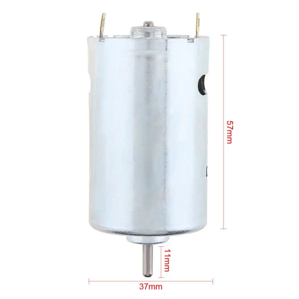 12-36V 555 DC шаровой подшипник двигателя с высокоскоростным большим крутящим моментом для DIY модели автомобиля/небольшой сверлильный