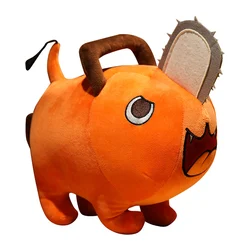 Muñeco de peluche de motosierra para niños, de peluche Pochita creativo de juguete, naranja, perro, almohada, regalo de cumpleaños, 25/40cm