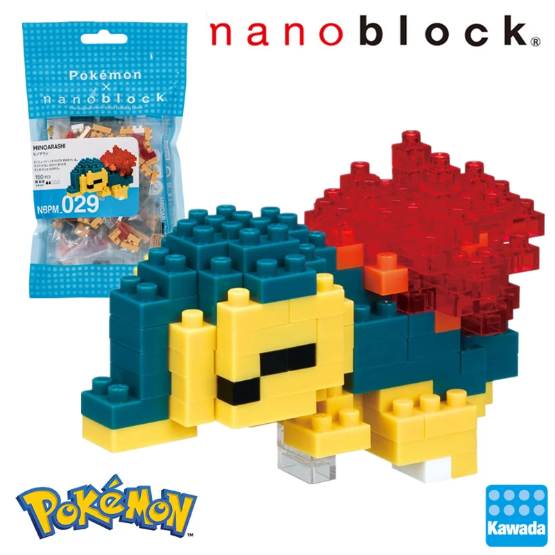 Kawada Nanoblock Покемон Пикачу аниме мультфильм 3D модель алмаз мини микро блок строительные блоки кирпичи сборки игрушки игры - Цвет: nbpm-029