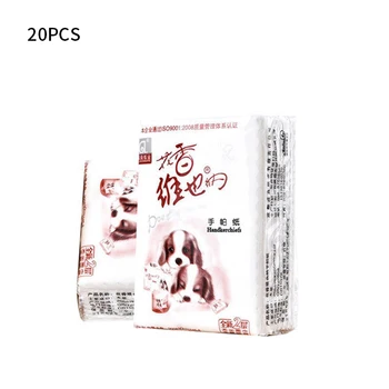 

(20 Packs) Soft Paper Napkin for Restaurant Table Dinner Paper Tissues Party Supplies Disposable Nature bamboo