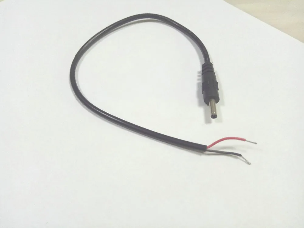 50 шт. DC мощность 3,5x1,35 мм штекер разъем DIY Шнур кабель 24AWG