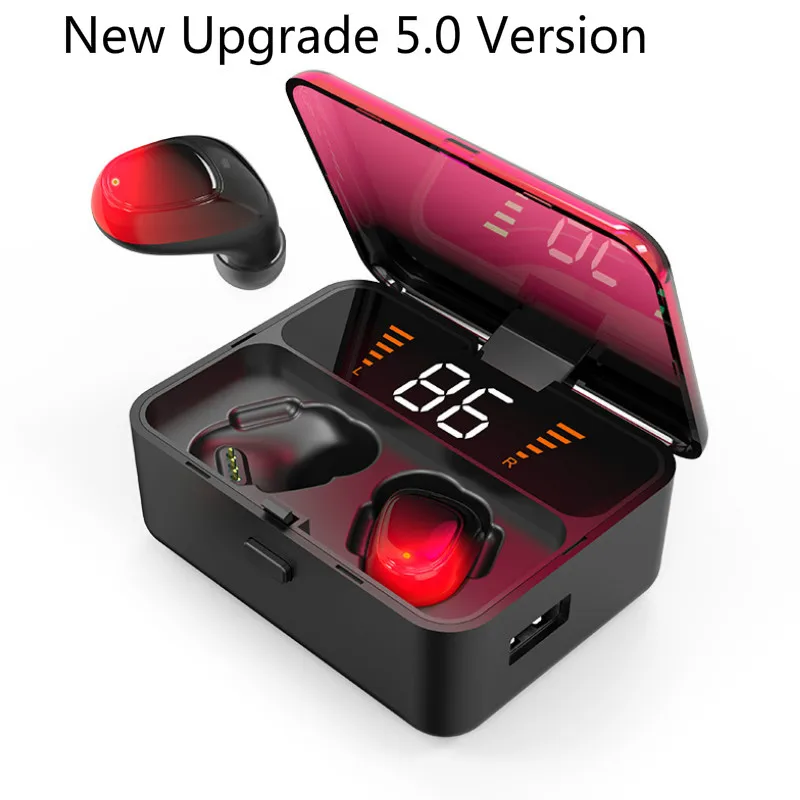 Bluetooth 5,0 беспроводные наушники Touch True стерео гарнитура-вкладыши Встроенный микрофон гарнитура Премиум звук глубокий бас forSport