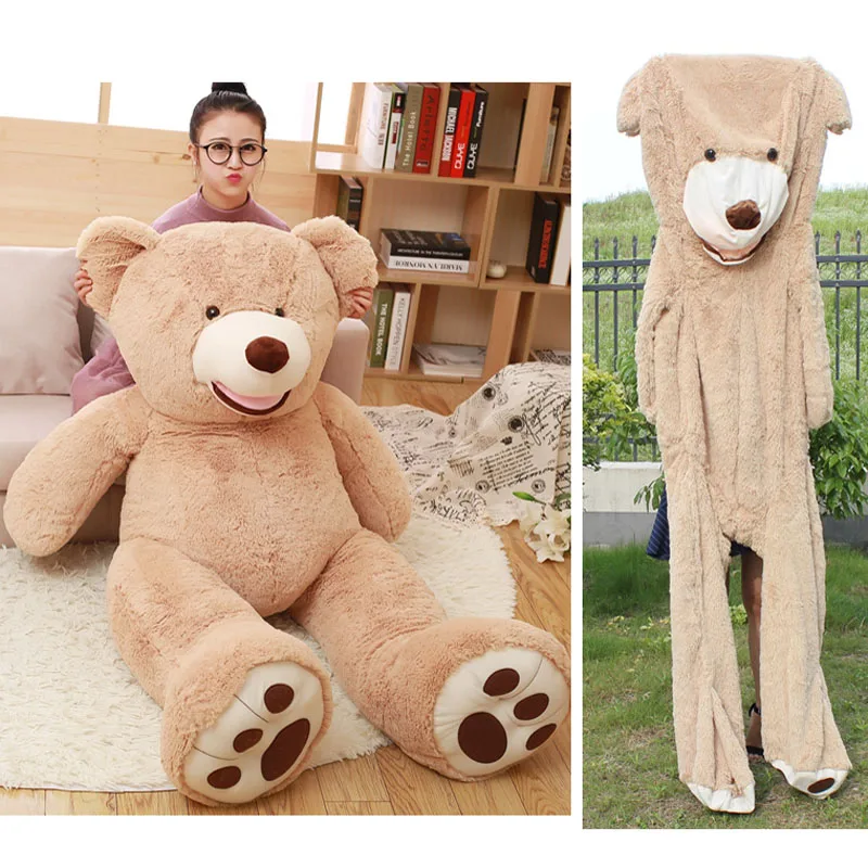 

100-260cm America Giant Teddy Bear Plush Toys Skin