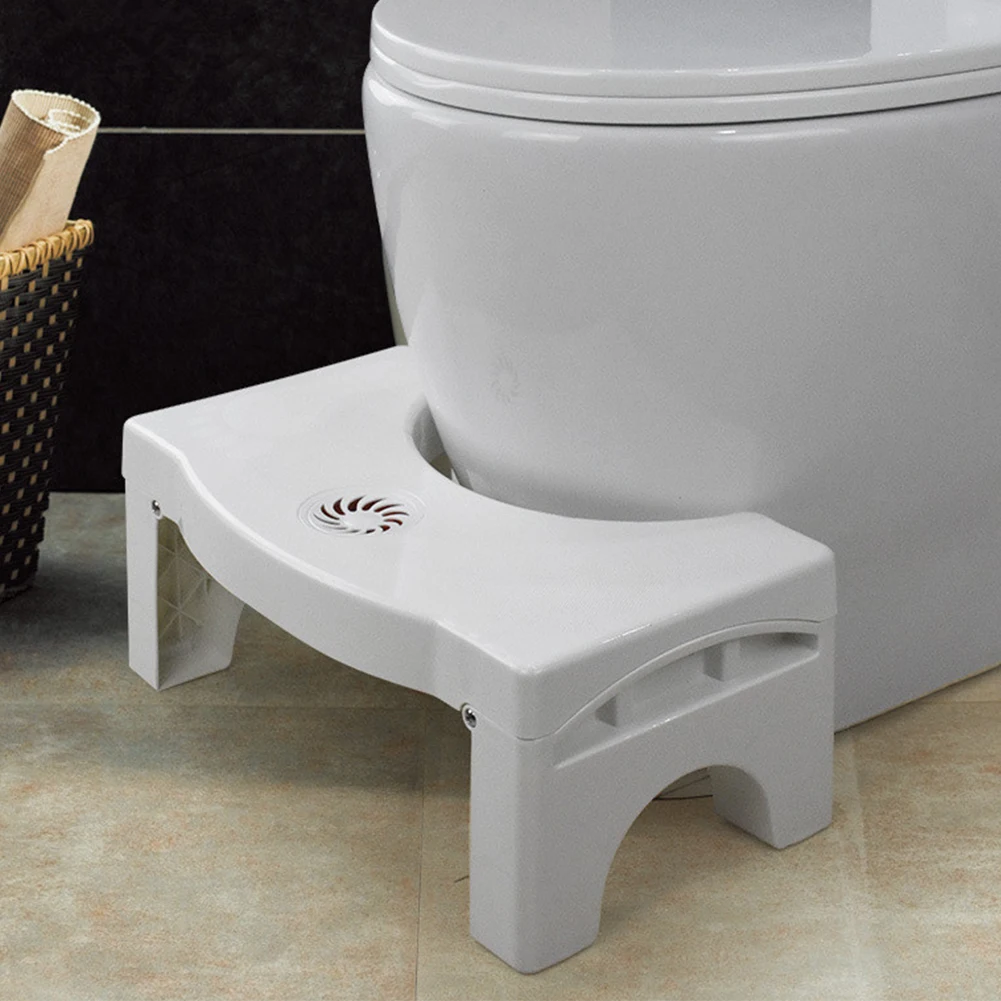 Табурет для ног, пластмассовый табурет для унитаза, противозапорный складной стул для ванной комнаты для детей