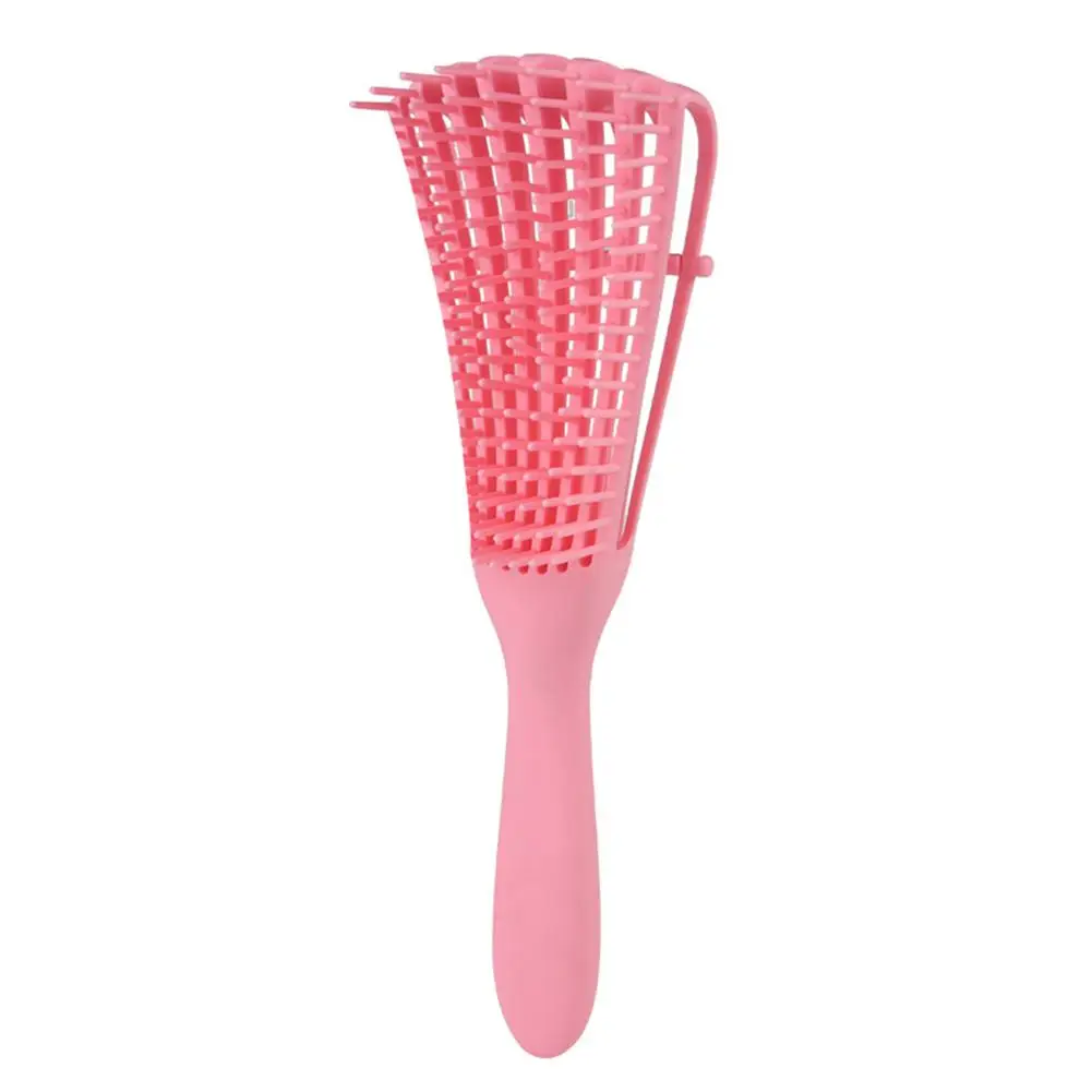 Comb Detangling Brush Natural Hair Detangler Tangle Removal Comb Powerful Function Non-slip Design For Curling Wavy Long Hair - Цвет: B
