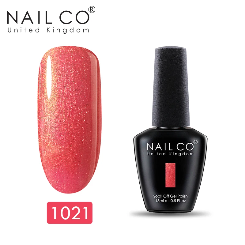 1021 NAILCO серый лак для ногтей, 150 цветов, замачиваемый лак, Гель-лак, набор для маникюра, верхнее покрытие, гель для ногтей, 15 мл - Цвет: 1021
