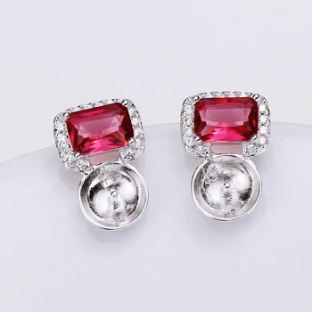 

Hot Cheap Fashion Exquisite Pearl Earrings Mountings, Earrings Findings, Stud Earrings Settings Jewelry Parts Fittings